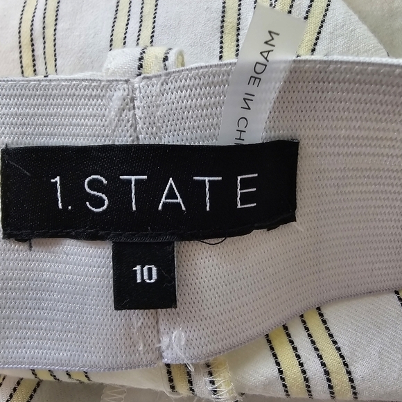 1. STATE Duet Double Breasted Striped Pantsuit in 10 - Picture 12 of 12